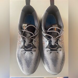 Mens ASICS Gel Cumulus 25  'Sheet Rock Sun Peach' Running Trainers US 10.5